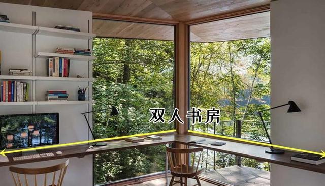 如果我家有面L型窗户,果断在这装卡座、双人书桌!全家人抢着用