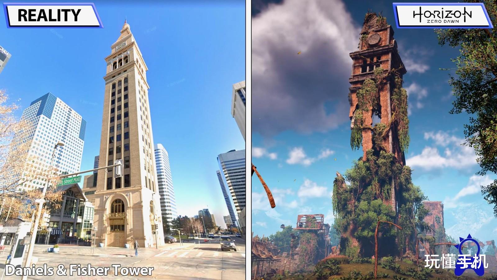 电竞新闻|《地平线：零之曙光》游戏与现实场景对比：体验不一样的“真实”