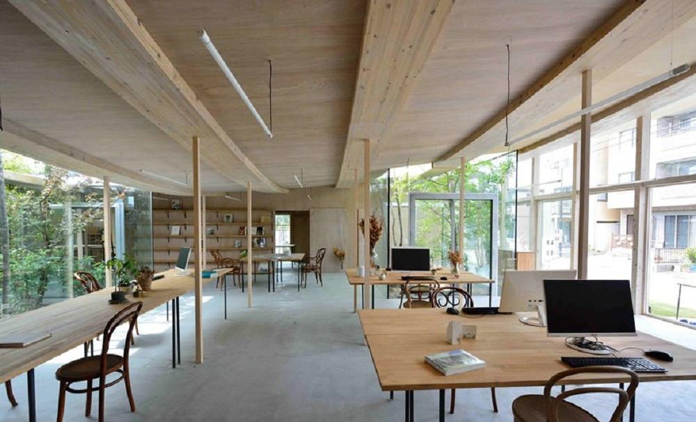 费德勒|弯曲飘扬、纯白飞天魔毯铸就最靠近天堂的屋顶办公室