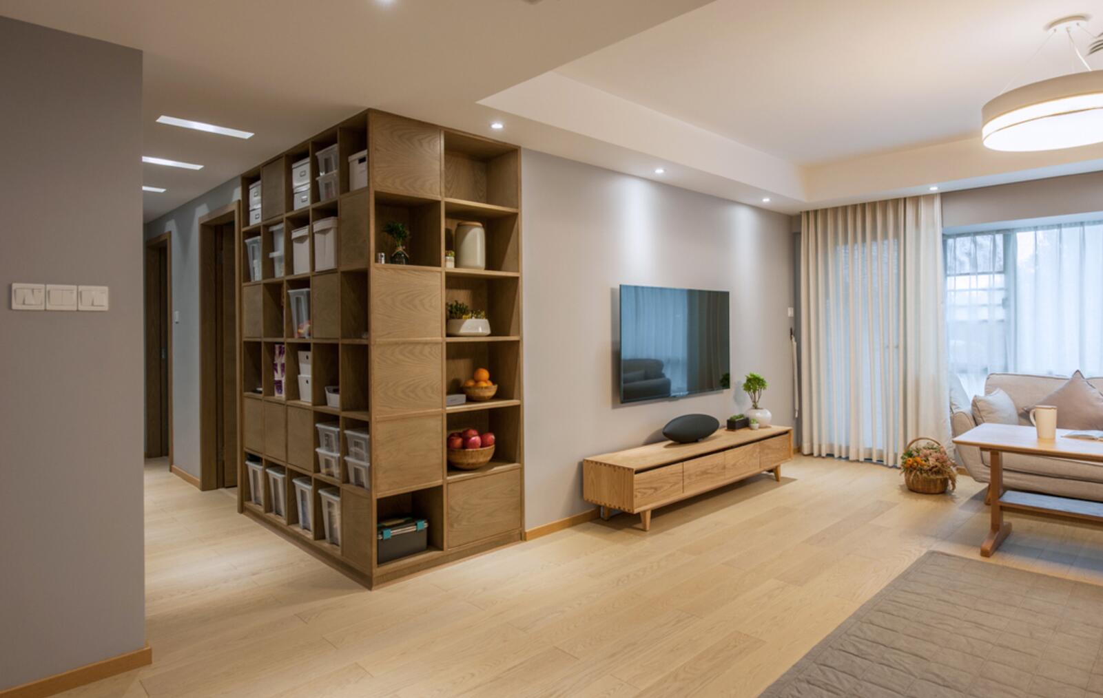 越来越多人给沙发做围合式设计，只有尝试过，才知道有多舒适