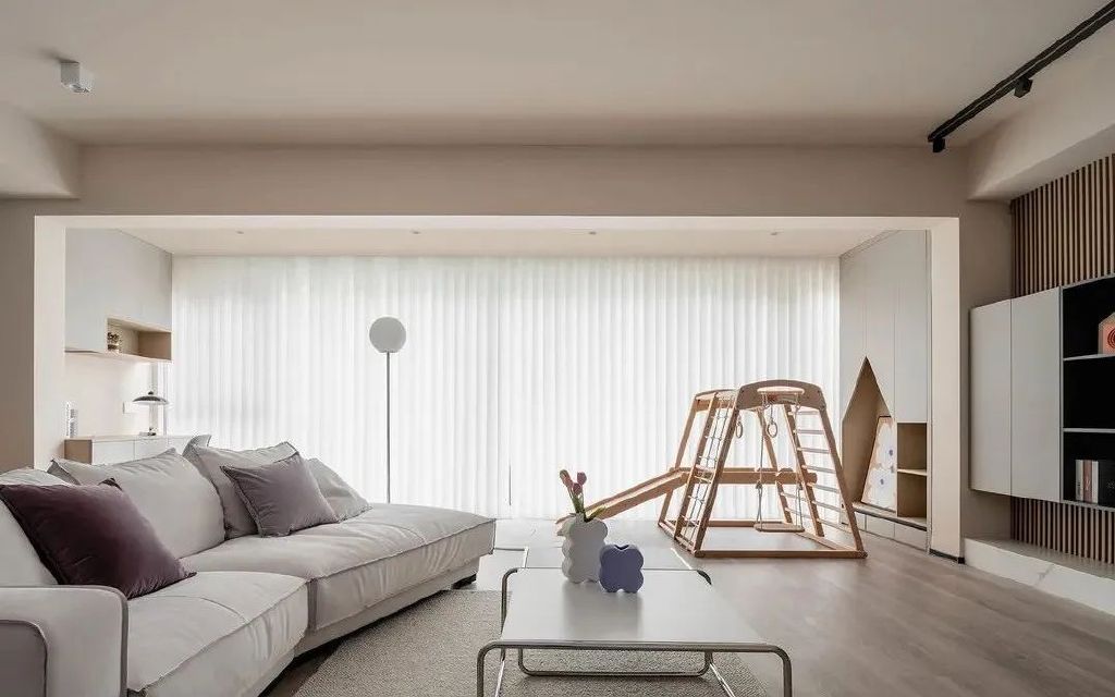 老房改造|135㎡简约风三居室,温馨舒适的三口之家