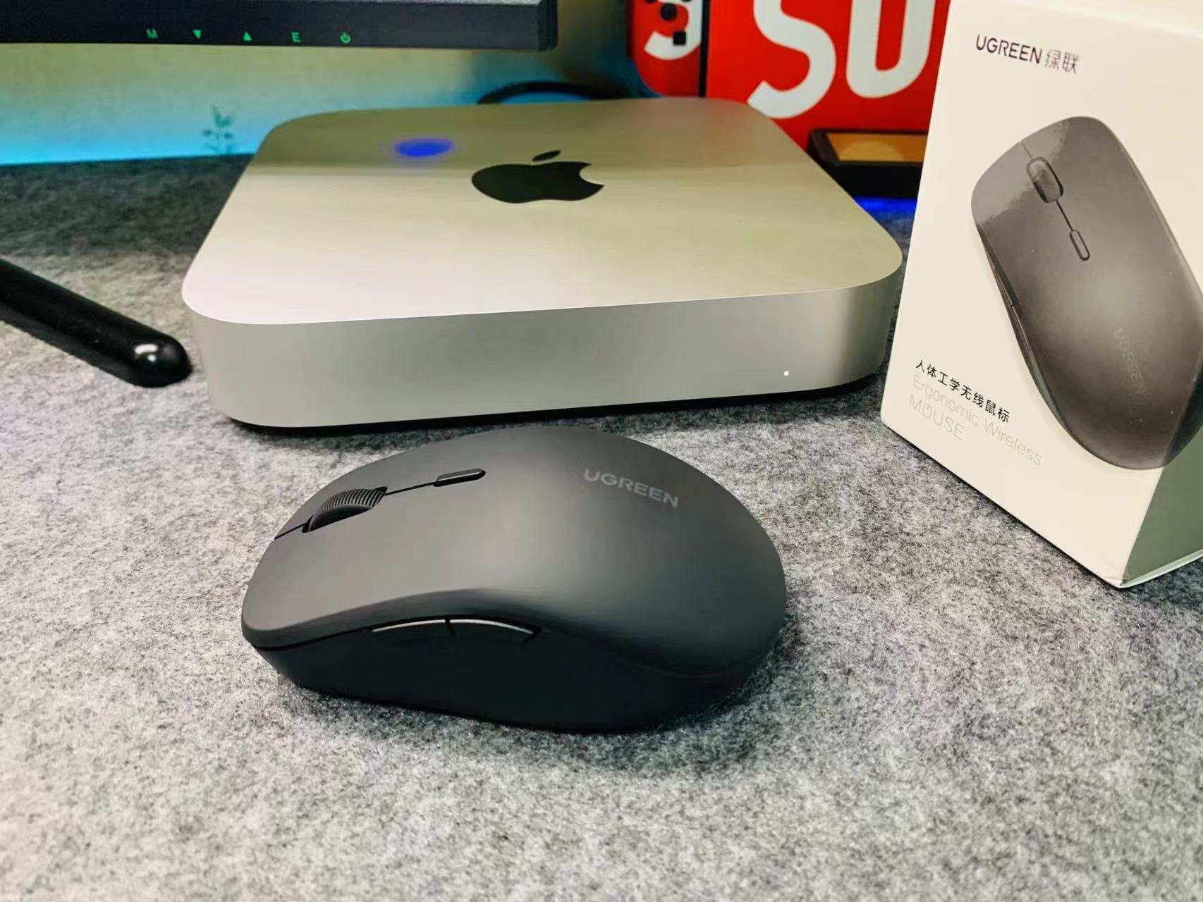 高通骁龙|远离鼠标手,静享舒适办公—绿联MU002人体工学鼠标