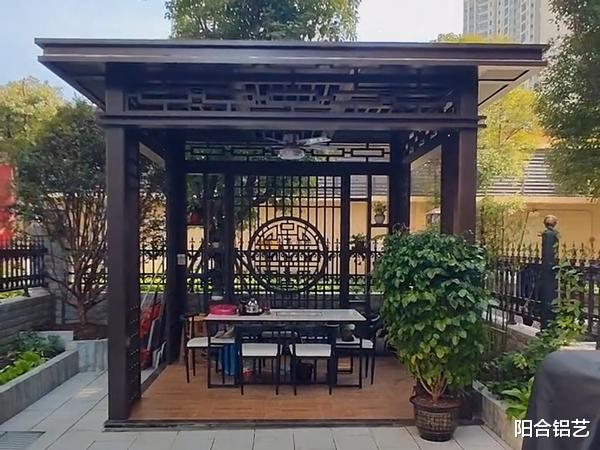 万万没想到吧,好看的铝合金凉亭都是简简单单的