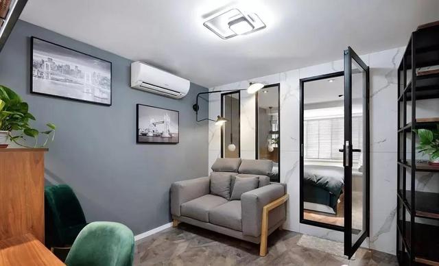 95后夫妻晒40㎡婚房,卧室配置太豪华了,惹人羡慕!