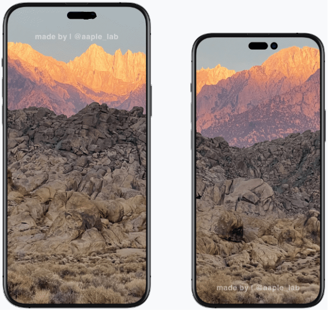 OPPO|丑爆了？iPhone 14 Pro或将采用“药丸+挖孔”方案