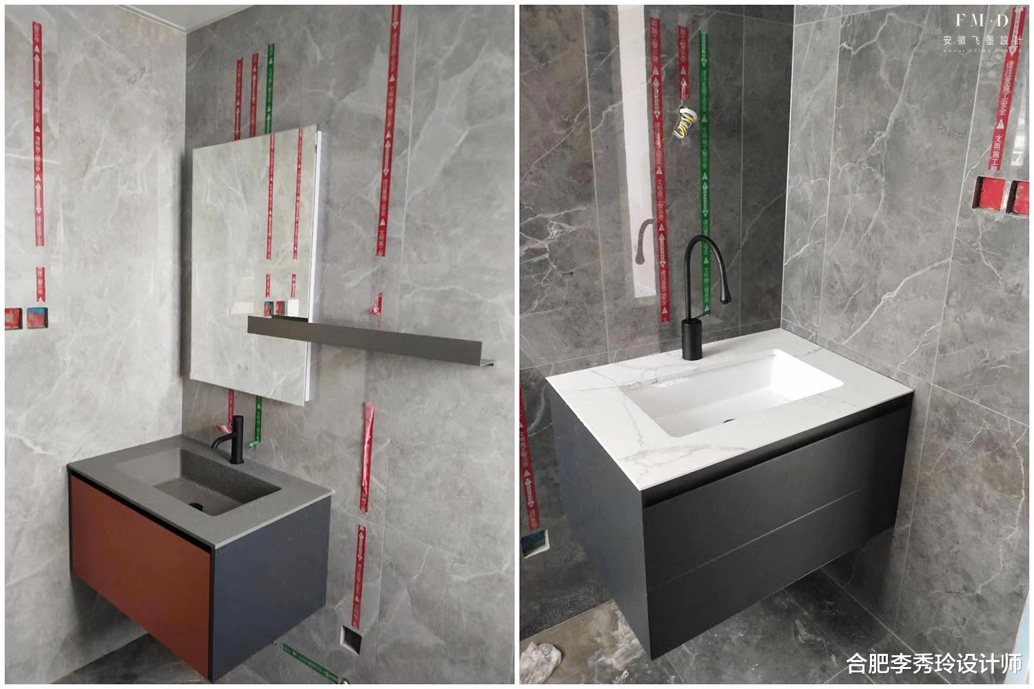 做法机智：双卫相邻，马桶同时移位47公分，8个收纳技巧没浪费1㎡