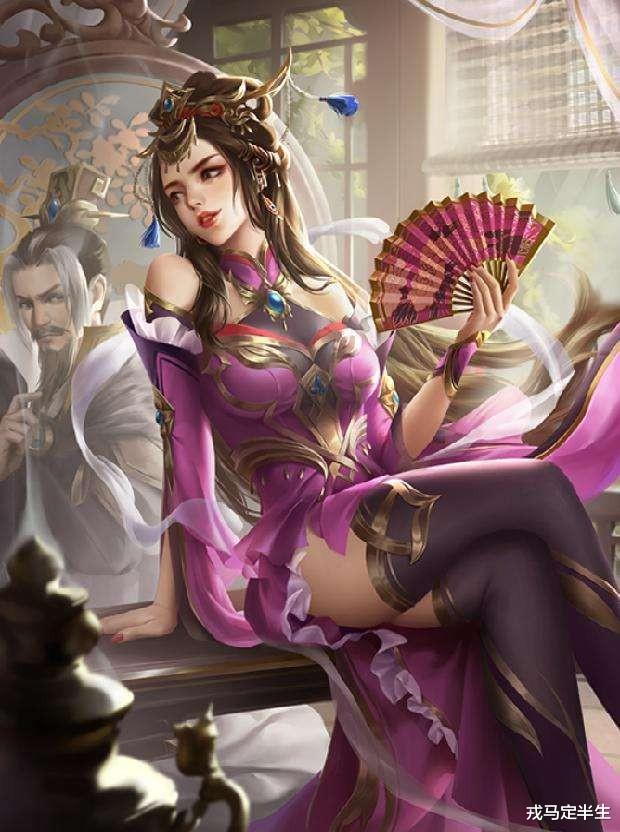 实战攻略界蔡夫人的玩法和之前一样,利用【乐不思蜀】或者装备让敌人