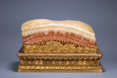 五花肉|清代 五花肉石大摆件