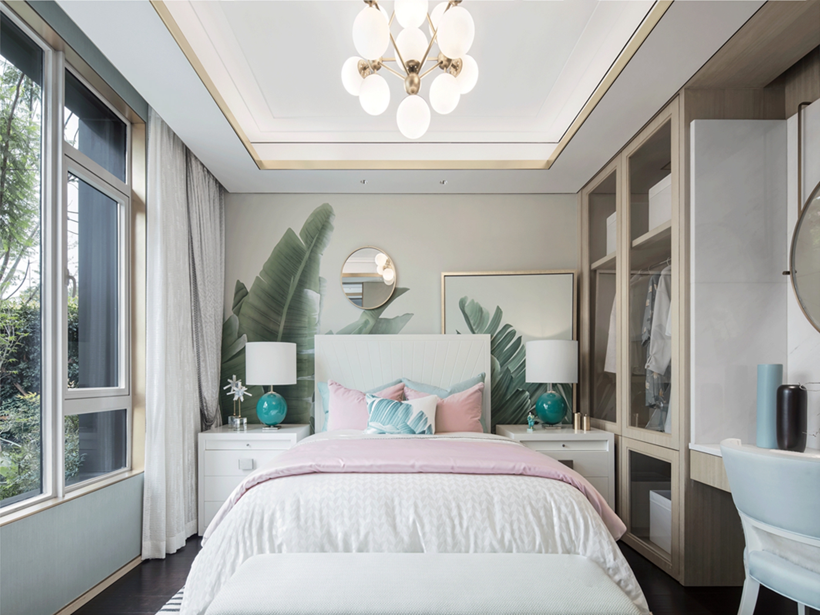 大连装修设计案例【钻石湾230平】法式轻奢【全案设计】