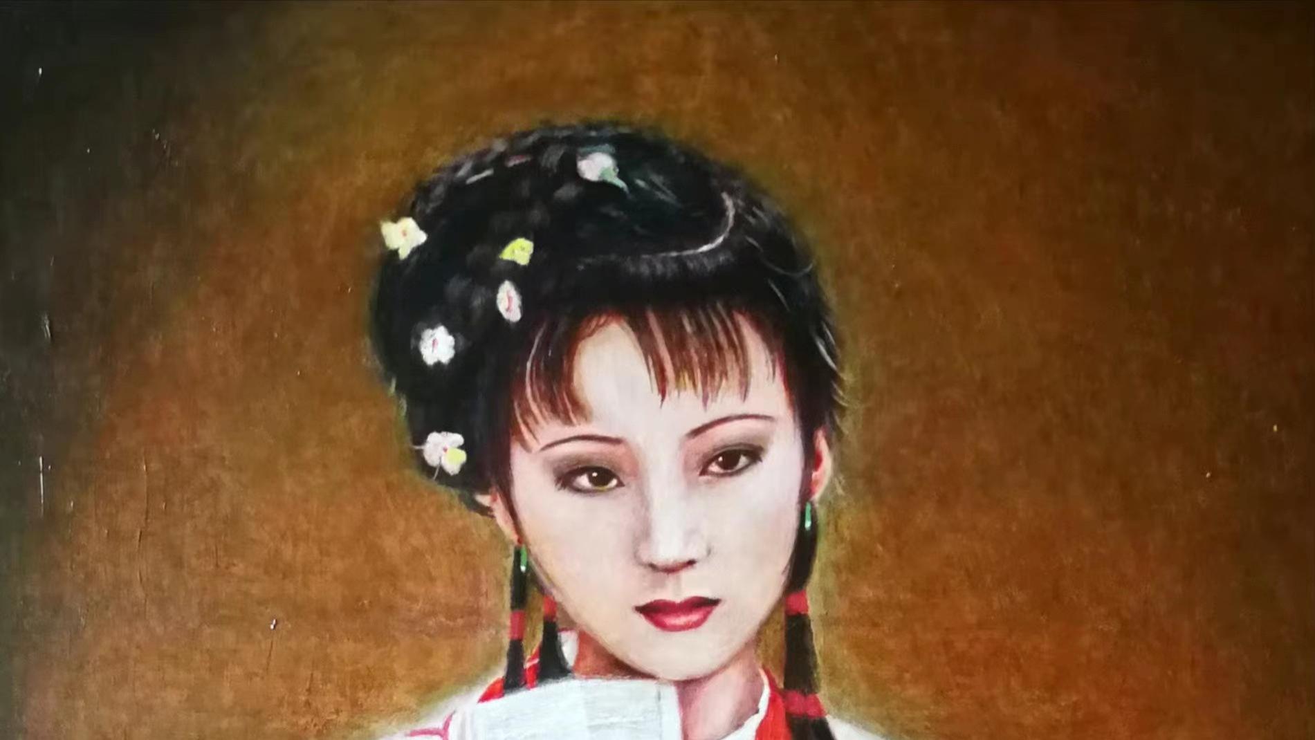 红楼梦|沈琳创作的“金陵十二钗”油画，太像了，王熙凤简直一模一样