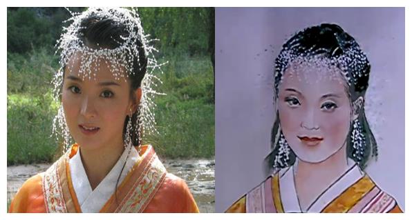 曾黎|影视剧里的画像,白素贞神似尔康,紫薇撞脸孔慈,曾黎惊为天人