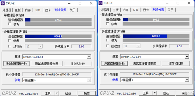 CPU|i5-12490F超5G日常使用，普通风冷真压得住吗？
