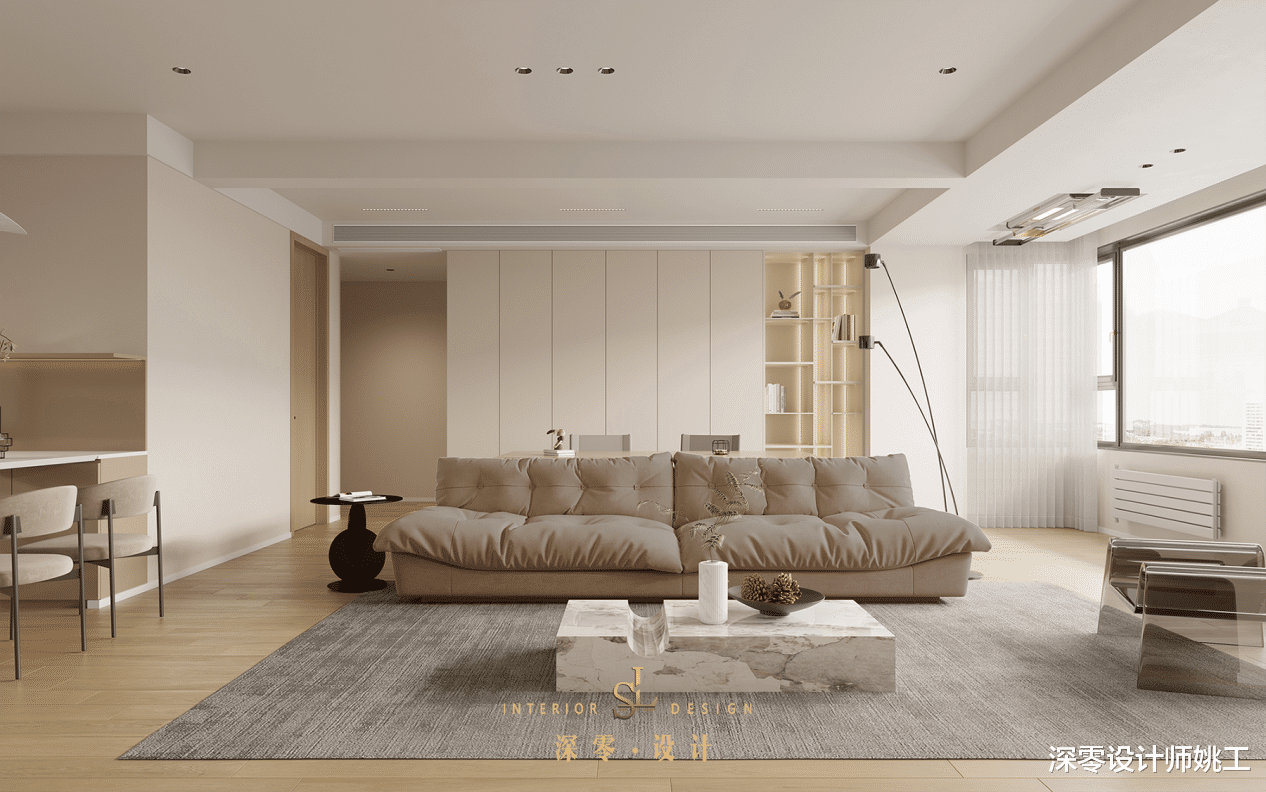 卫生间|说实话,4室两个人住有点大,不如砸掉次卧隔墙并入客厅,看着更气派