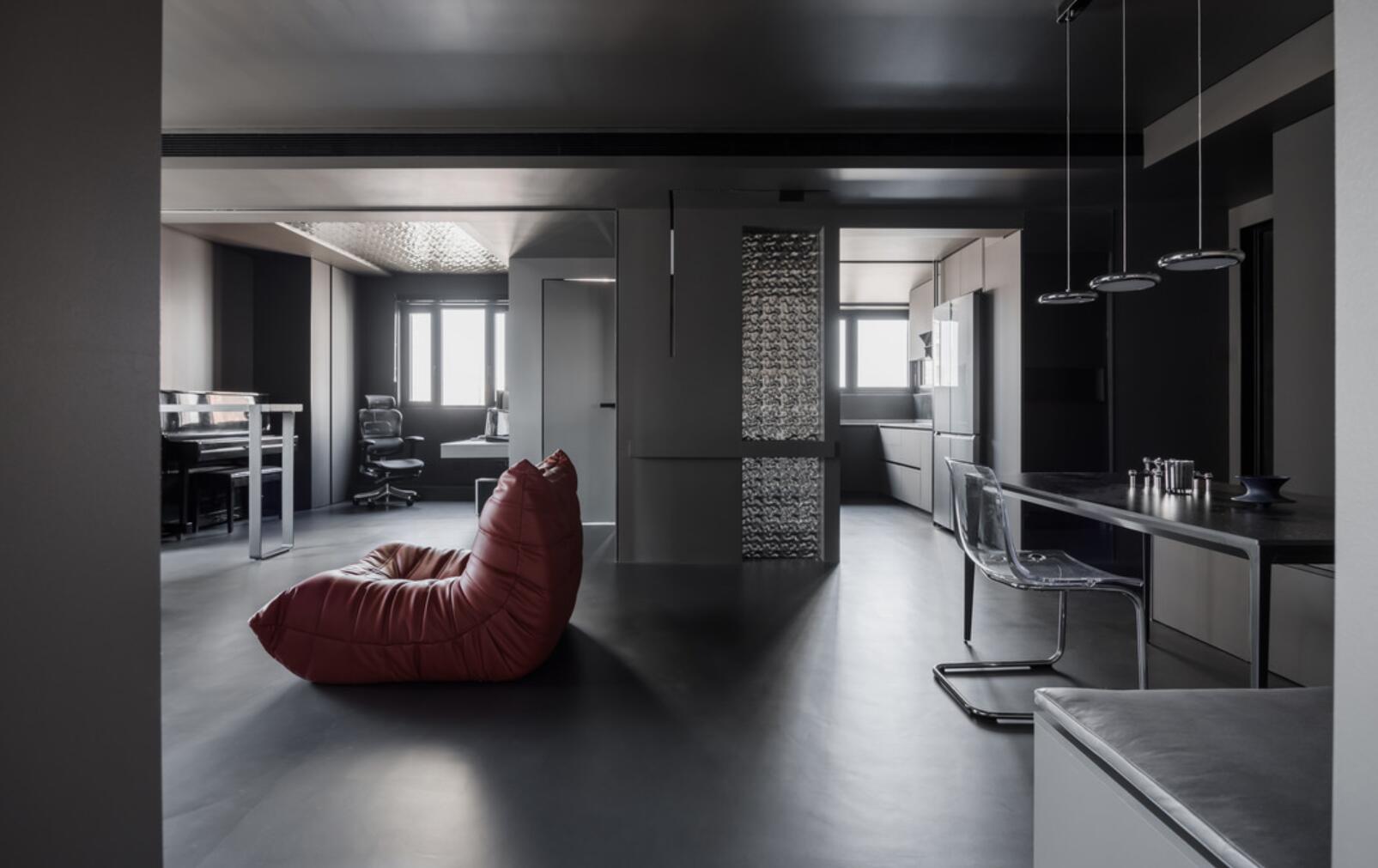 108㎡新房,他拒绝平庸,以统一色调定位空间,完工后超酷