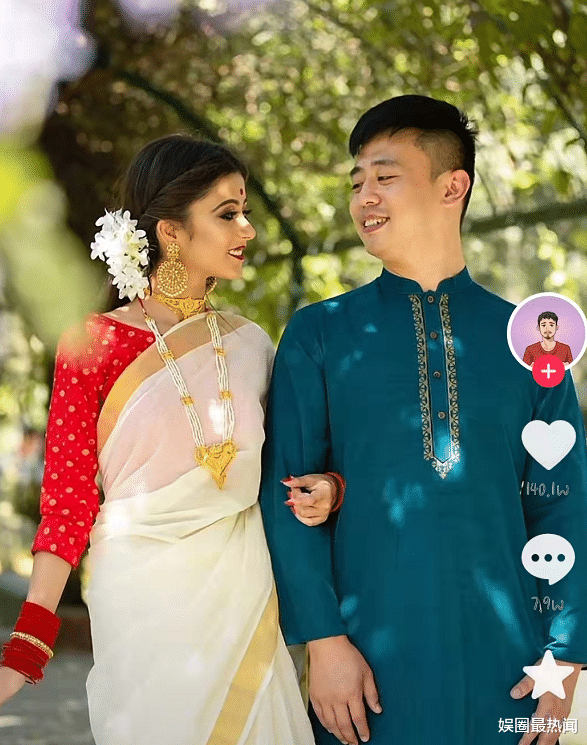 女孩|印度“油彩女孩”近照曝光，和刘墉拍情侣写真，网友：眼里没光了