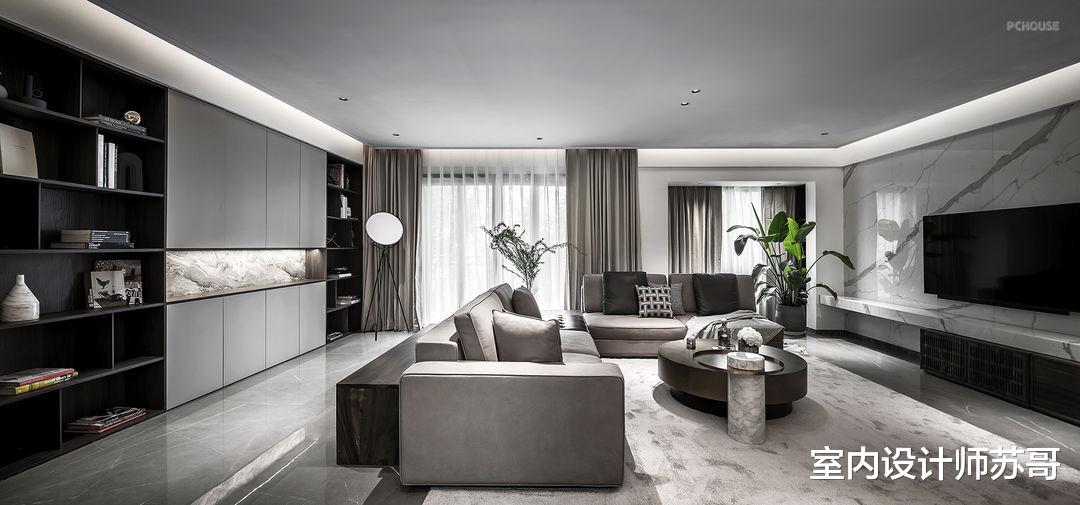 现代风阳光通透大宅，不刻意不将就，简单又美好