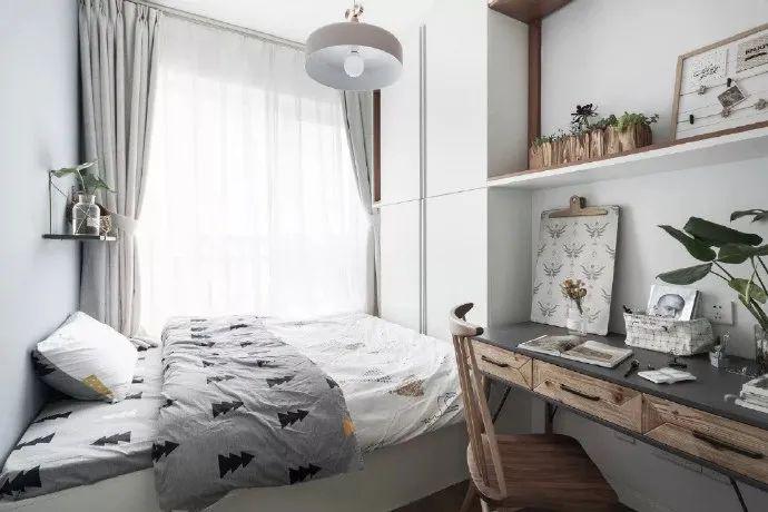 以后买了房,卧室就照这样装,有颜值、多功能,尤其适合小户型