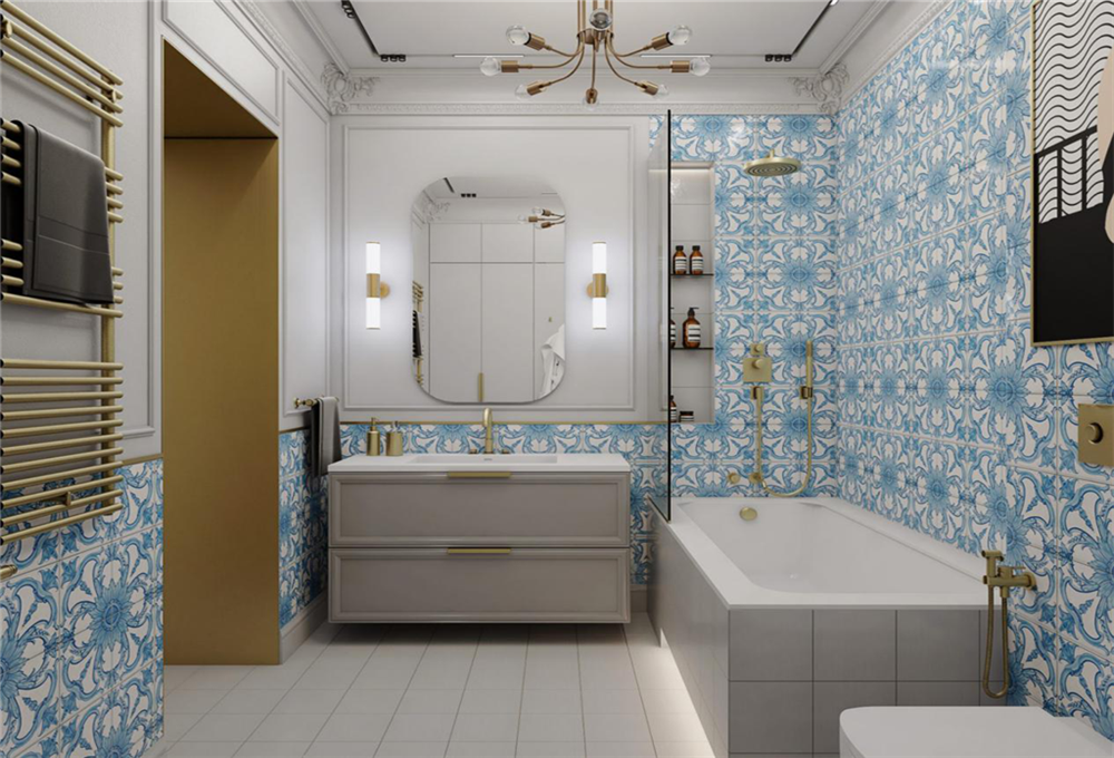 71平现代风二居室不过分张扬,却把雍容华贵之气渗透到每个角落