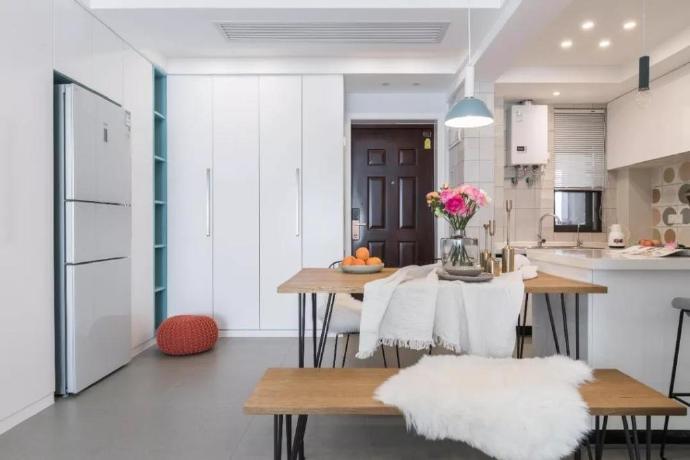 89平米简约三房,全屋色调搭配太舒服了,简单又清爽,越看越耐看