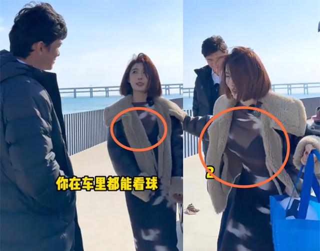 聂小雨约见前国足谢晖，穿黑色薄纱裙子引争议，网友：封杀
