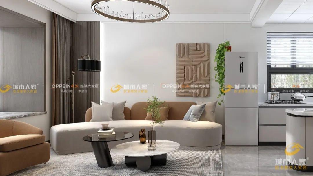 109㎡现代简约风，满足你对现代家居生活的全部向往！