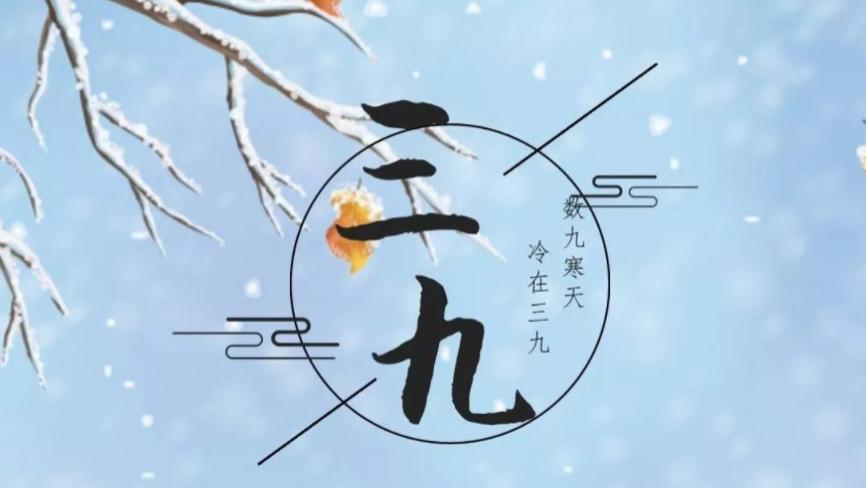 1月9日三九，记得“吃3宝、忌4味、不做2事”，强体质，健康过冬