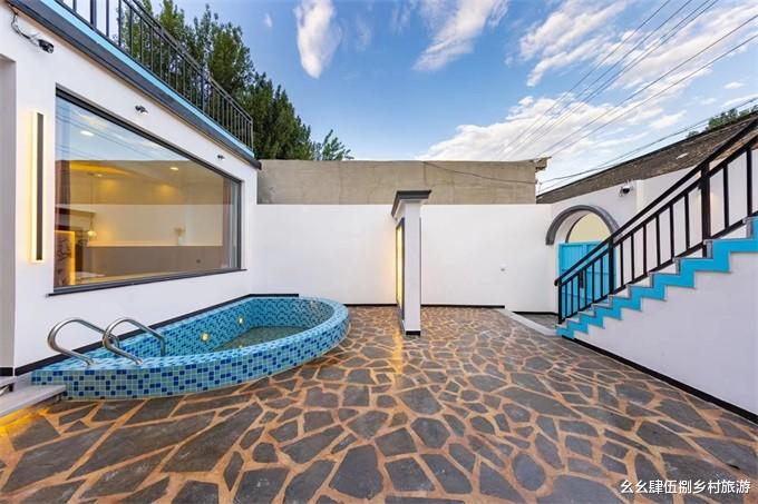 湖南|北京怀柔青龙峡陶源民宿，青山绿水间私密性极强，户外享私汤温泉