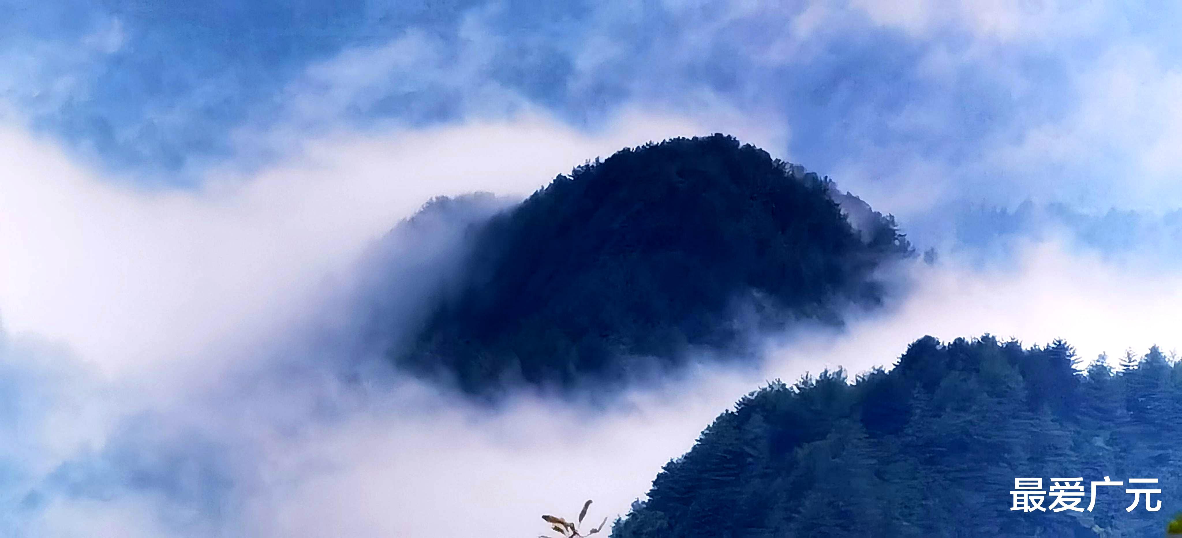 江西|壮观！广元马头岩雨后云雾似仙境，一起来看看！