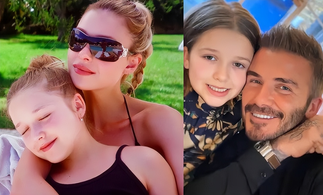 哈珀·贝克汉姆 完美遗传了爸爸的基因,小七虽然胖了点,可颜值依然是亮点