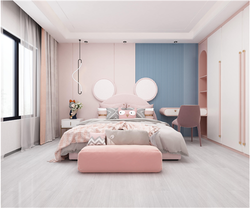 130㎡现代简约风,客厅背景墙灰色瓷砖上墙,又美又高级!