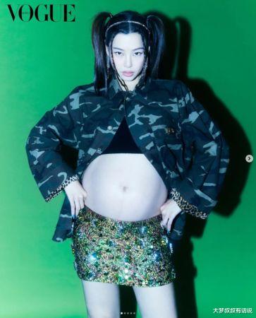 李荷妮|李荷妮怀胎9月拍杂志!“心疼怀孕女演员要藏肚”胎教就是自己幸福