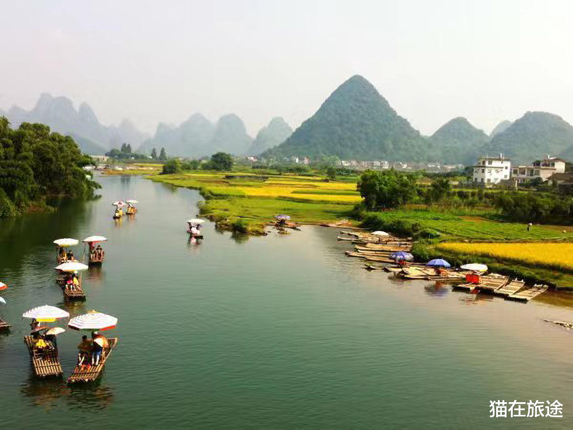 遇龙河|漂流遇龙河，饱览桂林山水及乡村田园的美色