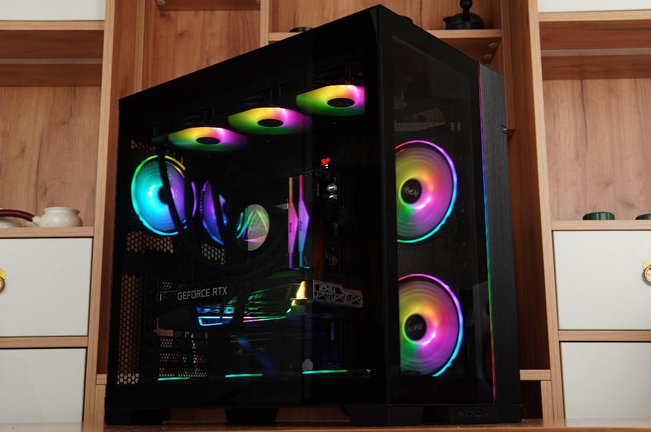 微信|i7-13700K+RTX3080Ti+XPG飓风风扇的光污染主机装机分享