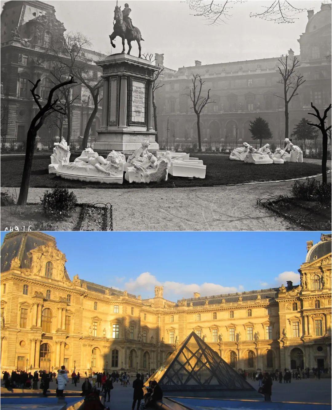 古镇|一组活久见的今昔对比照：世界著名景点100年前是什么样子？