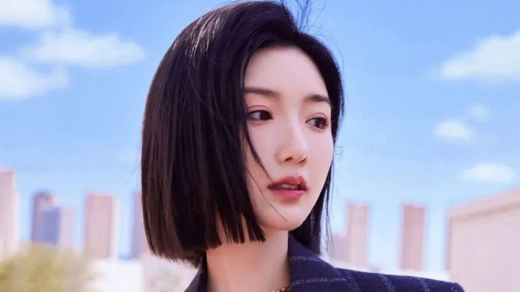 西装 毛晓彤太撩人了，身穿黑色职业西装，性感妩媚，穿出秋日的氛围感