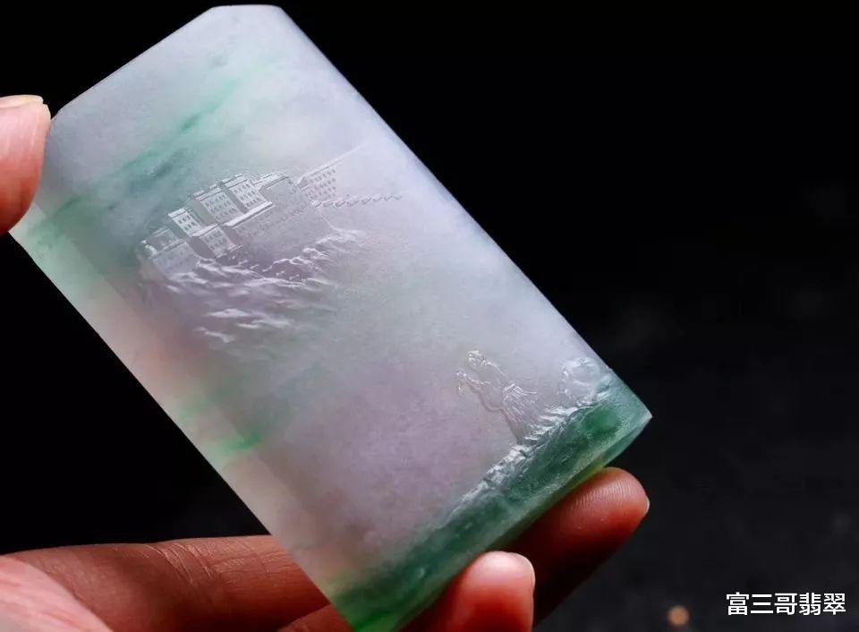 翡翠|玉赏 ▏春带彩，翡翠里最有韵味的色彩！