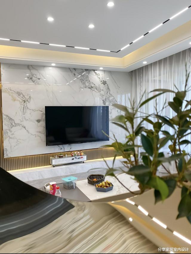 130平新房装修现代简约风格,入户玄关设计茶室,进屋就被迷住!