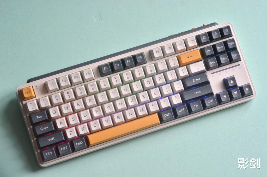 机械键盘|颜值、功能兼具，500价位最值得买的一款87键机械键盘 米物ART Z870