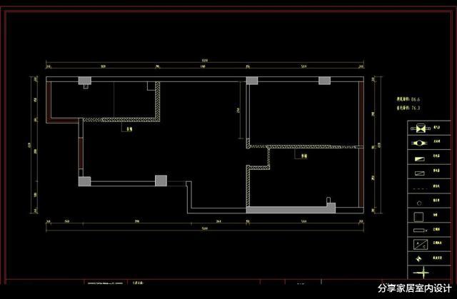 76平两居室,巧妙设计变成三房,极简装修不做吊顶,太喜欢啦!