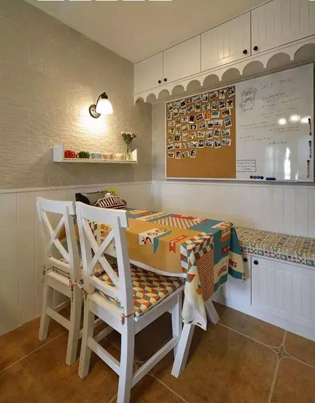 58平米小户型,装修成田园风的设计超好看,色彩搭配出众