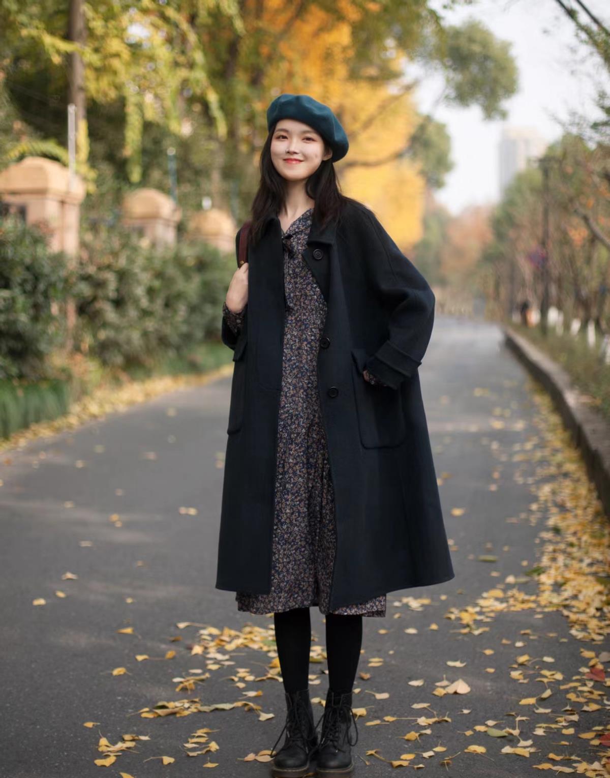 运动减肥 冬季穿衣头顶别再“光秃秃”，时髦女人都爱戴贝雷帽，洋气保暖