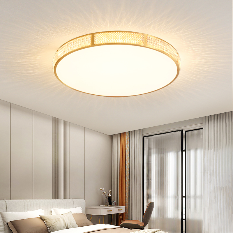 吸顶灯也能营造出奢华中带有小清新的感觉奥