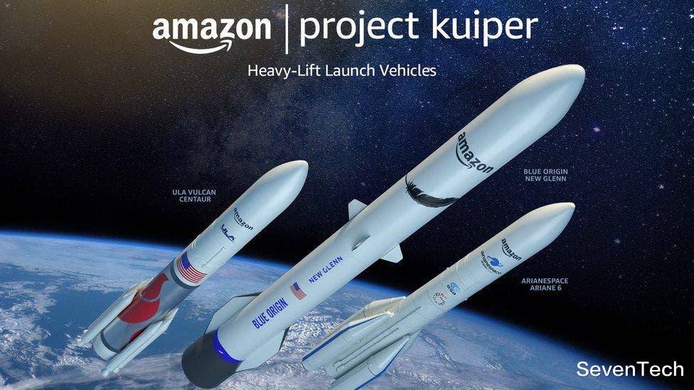 亚马逊|亚马逊将发射互联网卫星3236颗,与SpaceX Starlink竞争