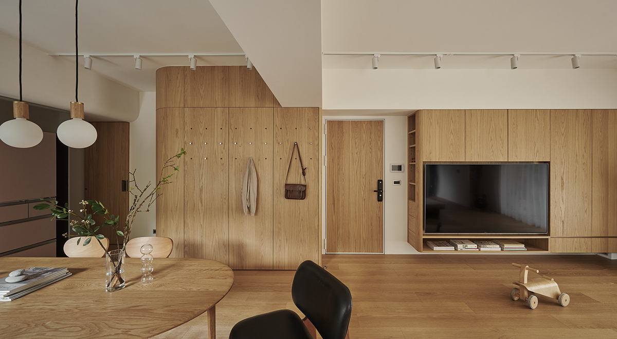 4房2厅空中瑜伽空间设计,让你尽情呈现「家」该有的本质样貌