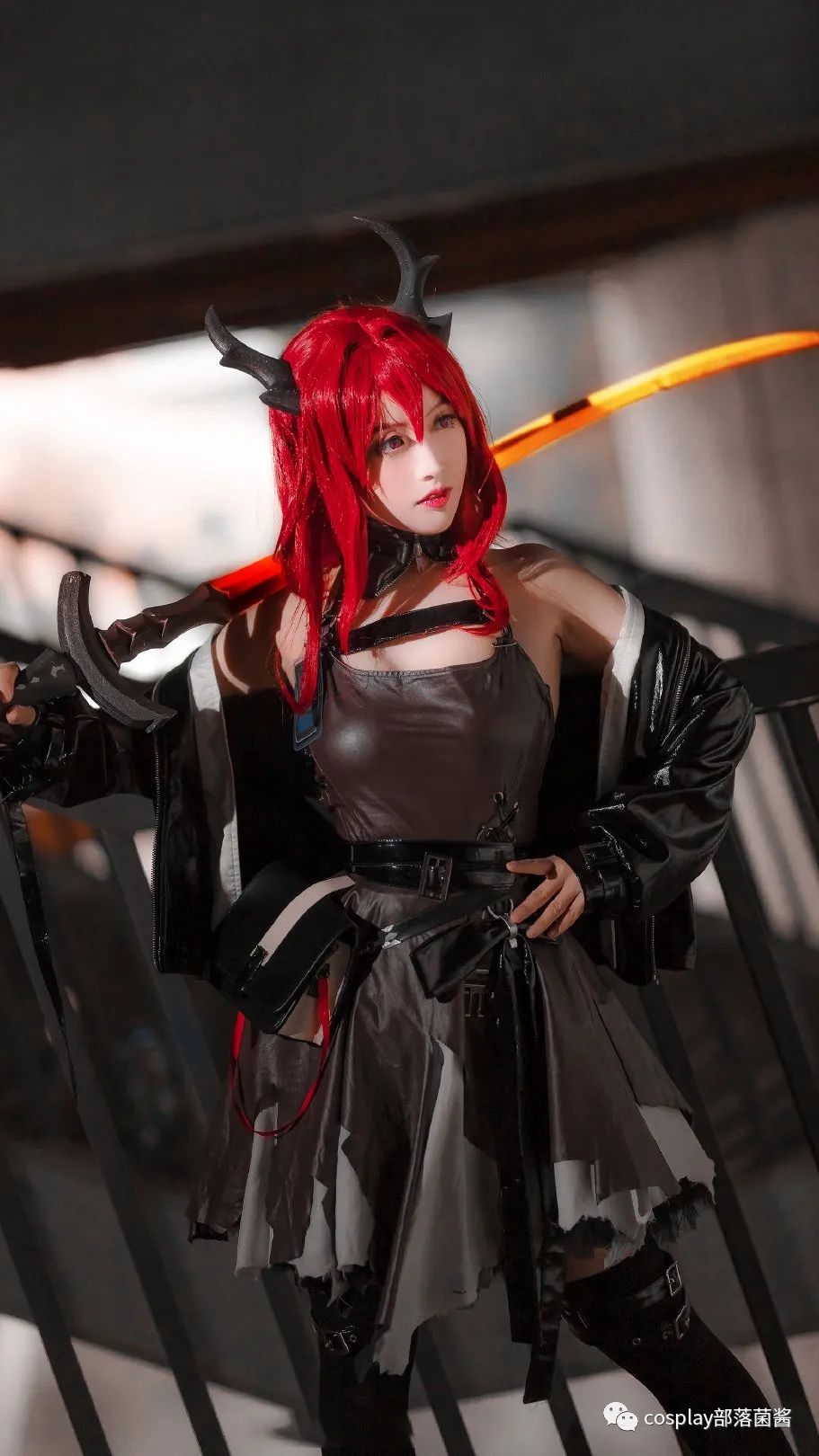 漫展|cos：明日方舟史尔特尔漫展cos正片@酒酱