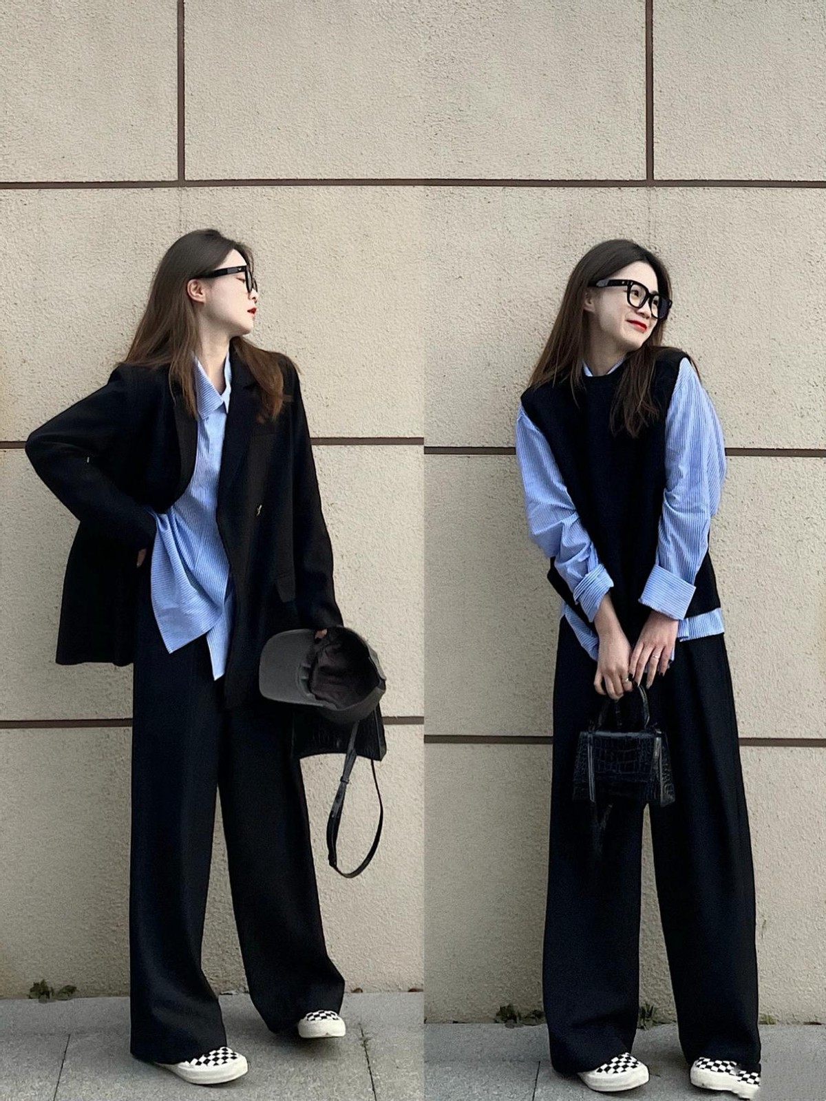 衬衫|西装衬衫不是职场专利，出街场合穿又美又飒，中性风魅力十足