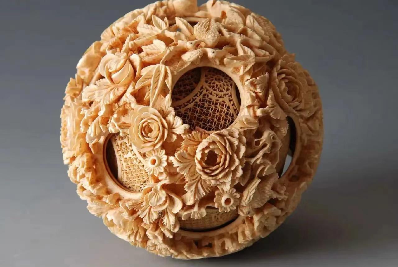 雕刻|微雕天花板：刻舟、鬼工球