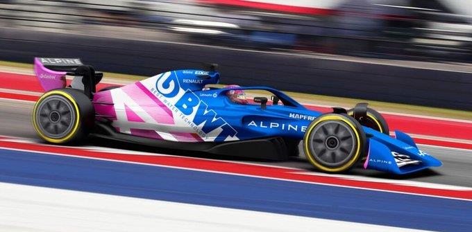 F1|AlpineF1车队官宣BWT成为冠名赞助商，将使用蓝色+粉色的涂装