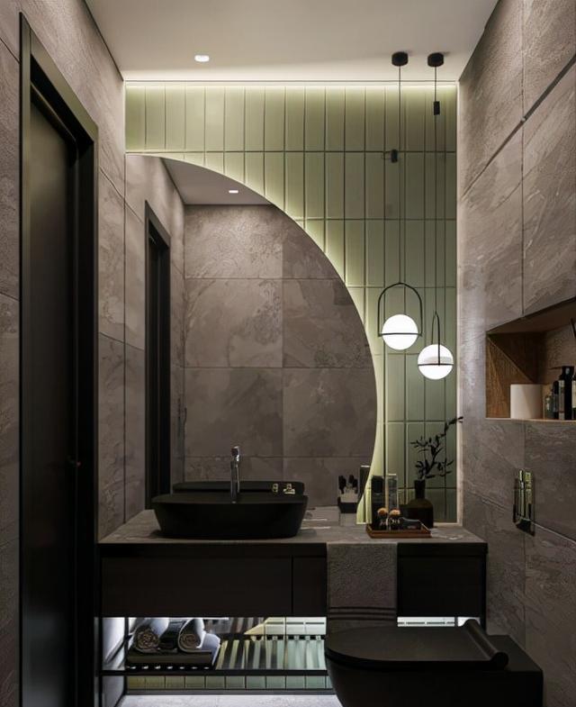 装悬空洗漱台,下方空间也极致利用,盘点5种使用方法,拿去参考