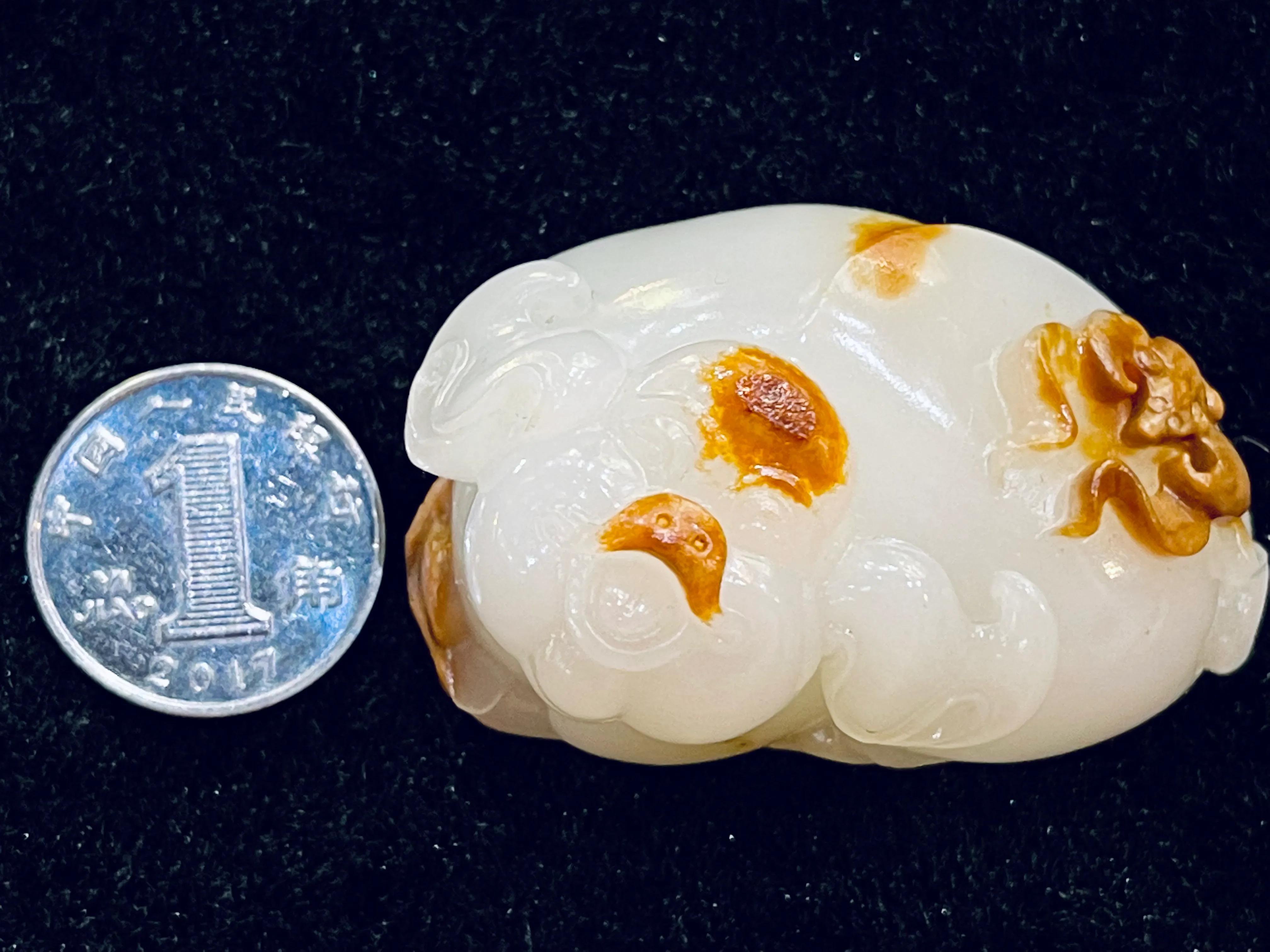 雕刻|俄料无好料?和田玉俄籽“福猪”!